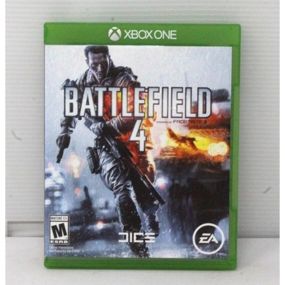 Battlefield 4 Xbox One EA DICE First Person Shooter Video Game‎ Disc Case